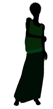 1920女性剪影