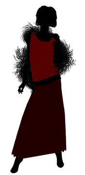 1920女性剪影