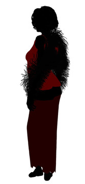 1920女性剪影