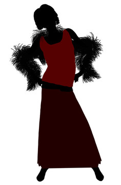 1920女性剪影