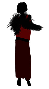 1920女性剪影