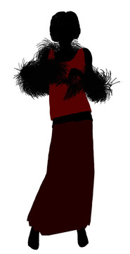 1920女性剪影