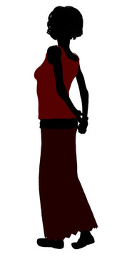 1920女性剪影