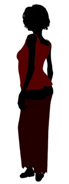 1920女性剪影