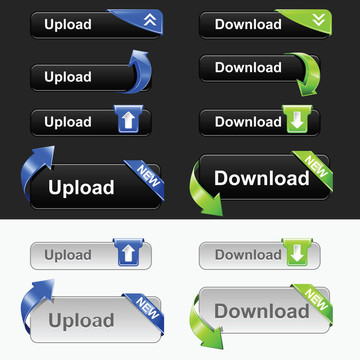上傳和Download Button Set