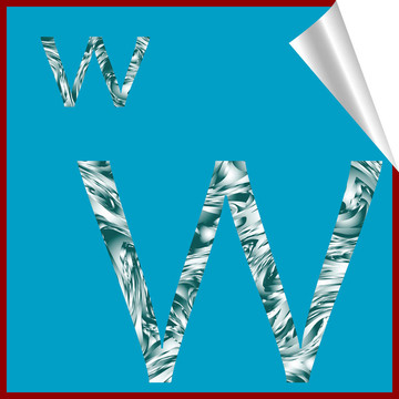 字母W