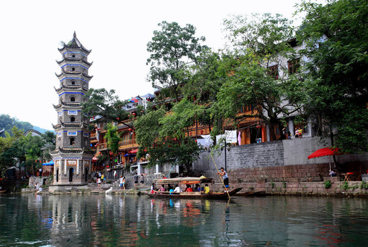 鳳凰古城在中國的風(fēng)景