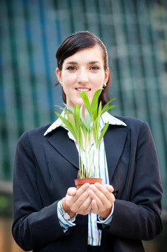企業(yè)家與植物