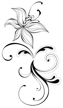 花與蔓花型