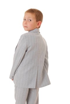 男孩的商人