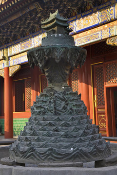 佛教地獄銅像永和宮北京中國(guó)