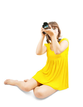 性感的女攝影師