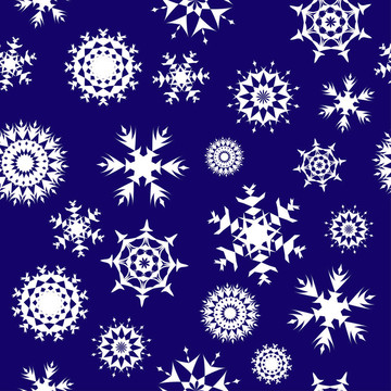 無縫的雪花背景