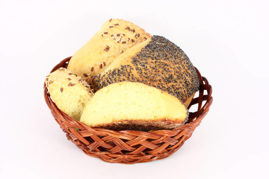 在一個小籃子里