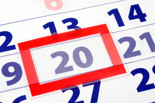 20日歷天