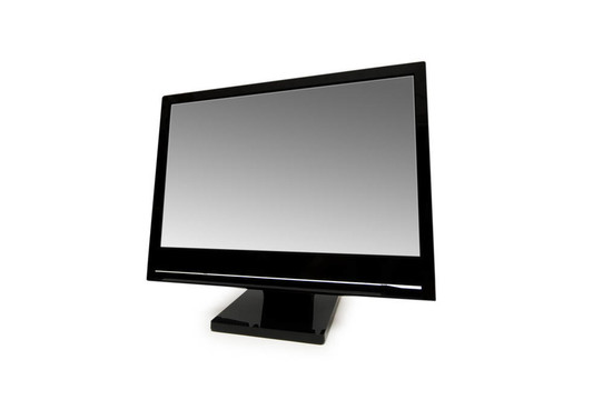 白色液晶顯示器上隔離的白色