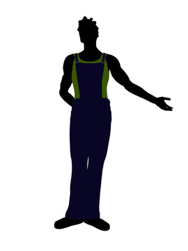 非洲裔美國(guó)人插畫(huà)