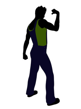 非洲裔美國(guó)人插畫(huà)