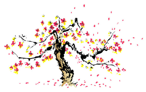 櫻花中國(guó)畫(huà)