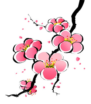 櫻花中國(guó)畫(huà)