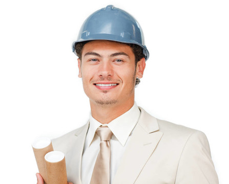 魅力型青年男建筑師