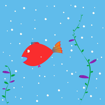 紅色的魚