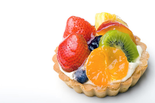 Strawberry；獼猴桃；Tangerine夜店；菠蘿美味甜點(diǎn)水果餡餅酥皮奶油層