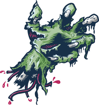 萬圣節(jié)風(fēng)格手工插畫