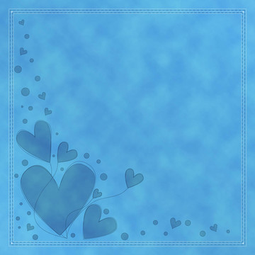藍(lán)色的心backgroundblue心背景