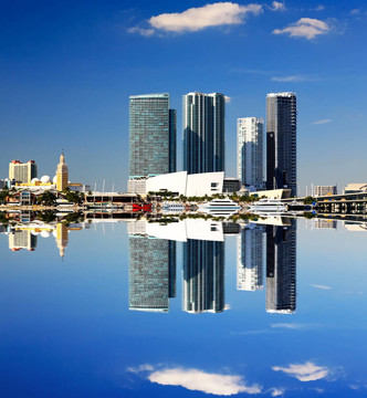 邁阿密市中心的高層建筑