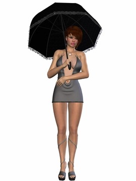 雨天-帶傘的美麗