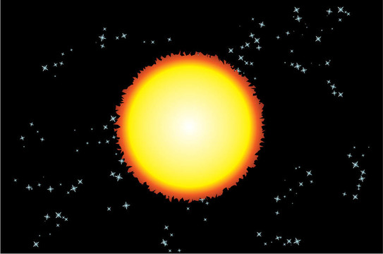 太陽(yáng)在空間