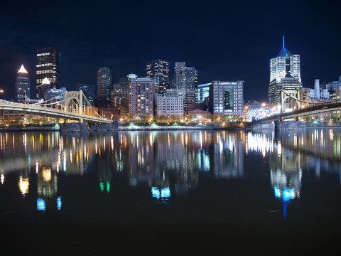 匹茲堡的夜空