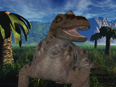 角頭獸的3D恐龍