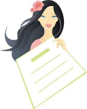 美麗的女人與框架