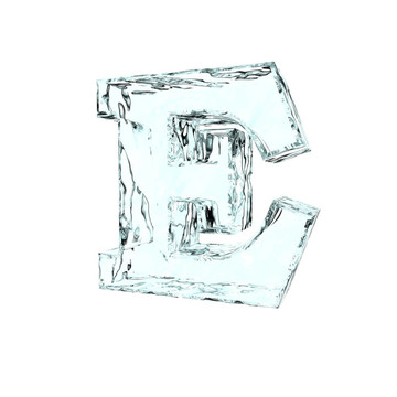 冰凍的字母E