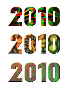新的2010年白色背景設(shè)置
