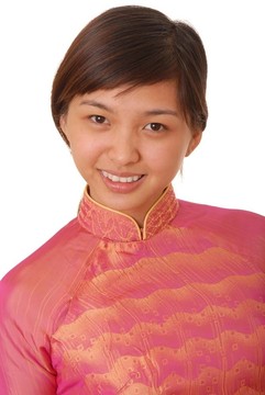 可愛的亞洲女孩