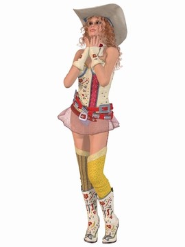 性感的女牛仔