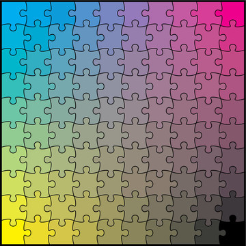 拼圖CMYK