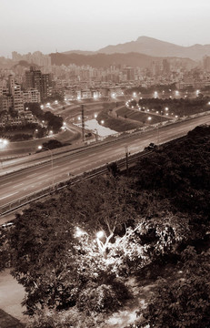 城市的早晨