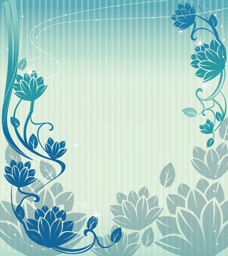 藍(lán)蓮花背景
