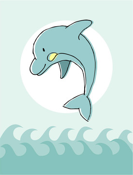 動物系列：海豚