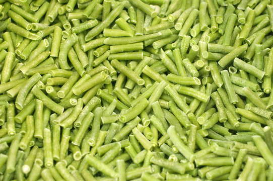 超市里的冷凍的字符串