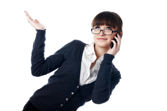 迷人的年輕的商業(yè)女性