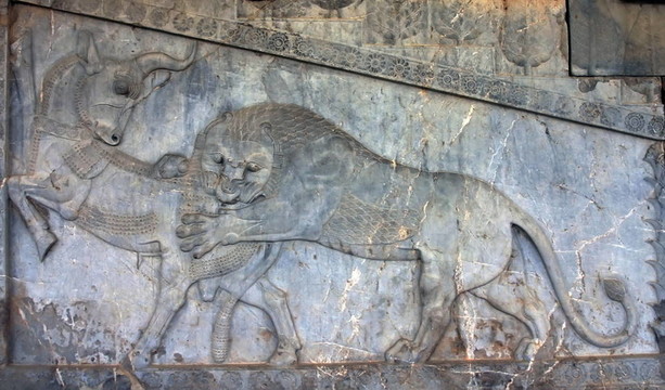 古代波斯波利斯伊朗淺浮雕；