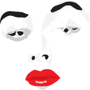 女人的臉