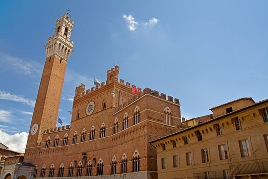 錫耶納塔；意大利Palazzo Pubblico；