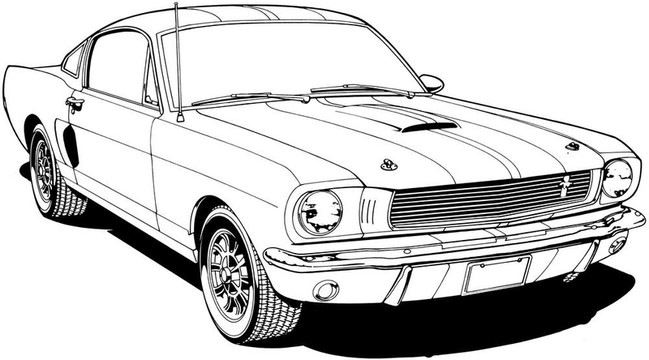66 Mustang快背