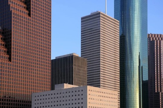 城市摩天大樓市中心建筑城市景觀